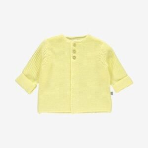 The Little Tailor Yellow Knit Cotton Cardigan size 9-12 Months